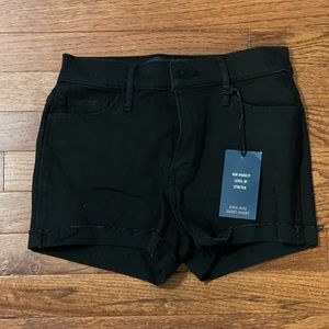 Black High Waisted Shorts